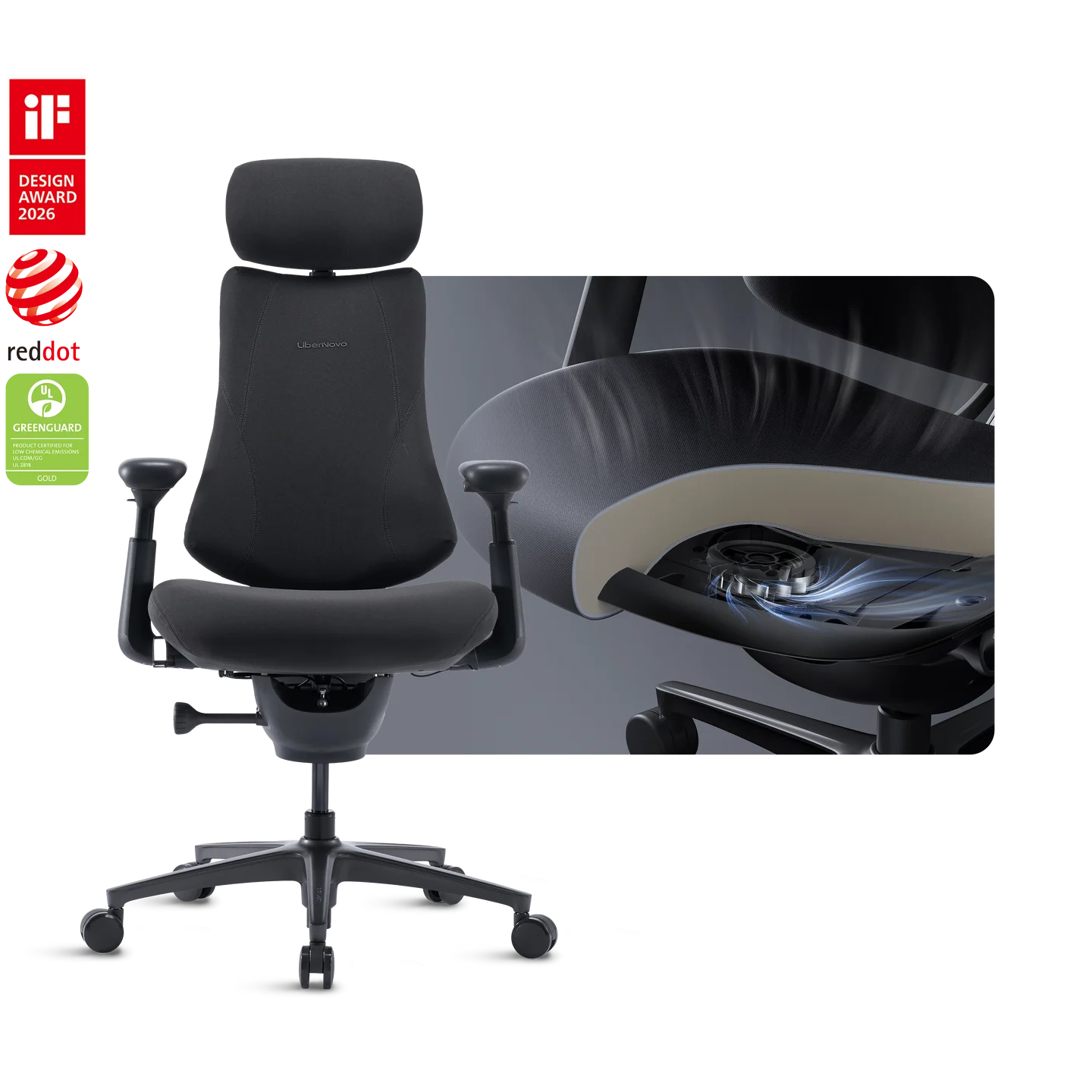 Basic Bundle Omni Pro Graphite 48cm Chair1