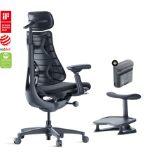 Pro Bundle Libernovo Omni Midnight Black 45cm Chair3