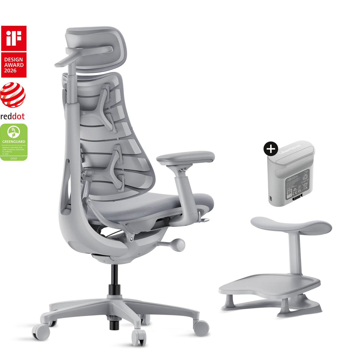 Pro Bundle Libernovo Omni Space Grey 45cm Chair3