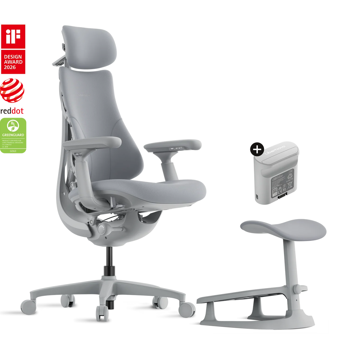 Pro Bundle Libernovo Omni Space Grey 48cm Chair1