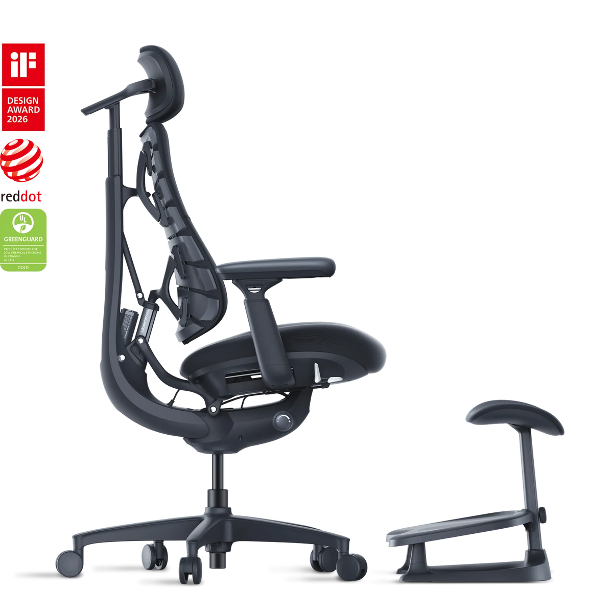 Standard Bundle Libernovo Omni Midnight Black 45cm Chair2