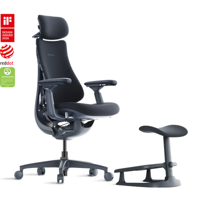 Standard Bundle Libernovo Omni Midnight Black 48cm Chair1