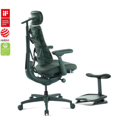 Standard Bundle Libernovo Omni Moss Green 48cm Chair2